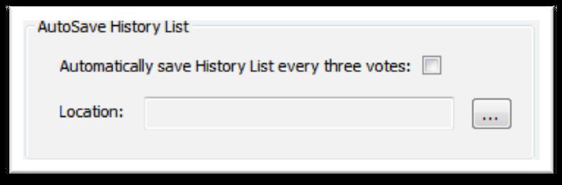 Pour synchroniser le contenu de la liste de l'historique et le fichier, cliquez à nouveau sur le bouton «Save History». Cette fois, aucune invite ne sera faite pour le nom du fichier.