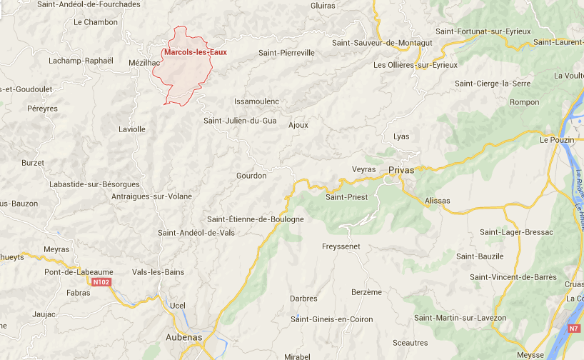Localisation & plan 41 km de Privas 37 km d Aubenas 31 km de