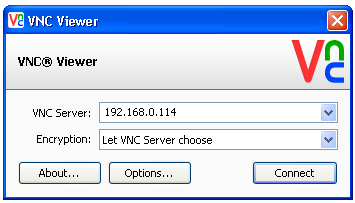 Interface 15.6.3. Pilotage avec VNC Viewer : Ce logiciel permet de piloter l enregistreur à distance. Il vous est proposé un lien pour télécharger facilement ce logiciel : http://www.realvnc.
