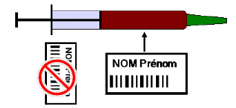 Utilisation des étiquettes 1 TUBE = une étiquette Exemples d étiquetage en fonction du support.