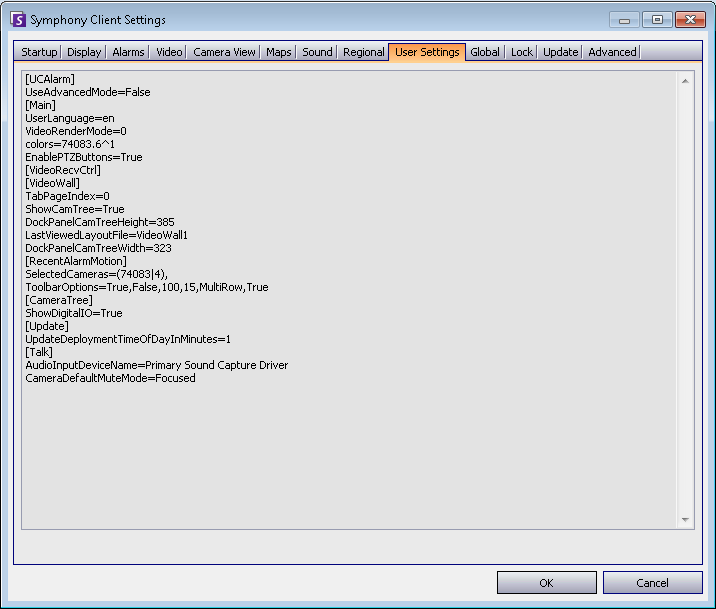 Paramètres utilisateur Chapitre 1 Paramètres utilisateur Vous pouvez modifier directement le fichier d initialisation (.