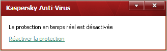 M A N U E L D E L ' U T I L I S A T E U R La fenêtre de notification de Kaspersky Anti-Virus s'affiche quand plusieurs actions sont possibles en rapport avec l'événement : par exemple, en cas de