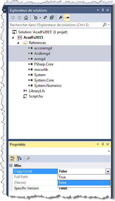 Ajouter une ébauche de code Renommer la classe créée par Visual Studio : Library1 avec un nom plus explicite, Commands par exemple, depuis l'explorateur de solution.