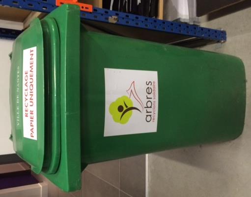 3-2 : Le recyclage Recyclage du carton et autres déchets résultants de l exploitation depuis Janvier 2015, en