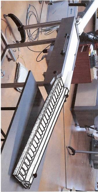 Pour la réalisation de la rampe, on réalisera la maquette 3d et l assemblage de la rampe dessinée ci dessous pour l encombrement, le bureau d études a déterminé que ce produit aurait une largeur