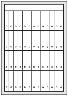 1730 mm PK-480 Paper - armoire forte ignifuge 2 heures papier Homologation vol selon la norme européenne EN 14450 classe S1 (ECB-S) - Serrure standard: Serrure à clé Mauer 70091.