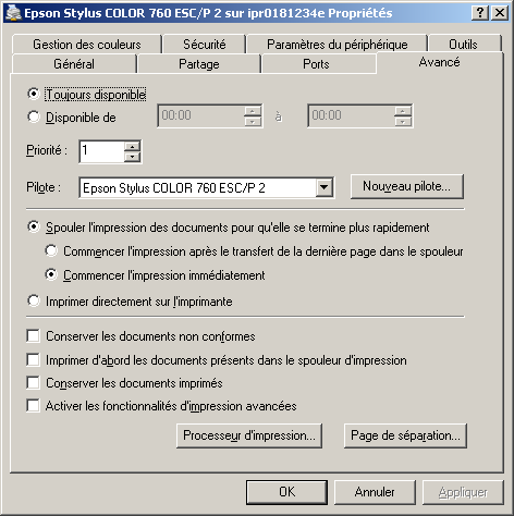 ETAPE 7 Ensuite, l'assistant demande le chemin d'accès aux pilotes pour windows 98 Sélectionnez alors le fichier.inf correspondant à votre imprimante.
