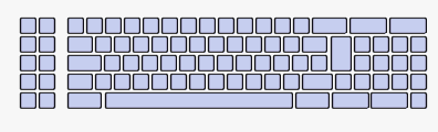 D un point de vue externe, le clavier du PC est contitué essentiellement d une planche munie de nombreuses touches, dans certains cas de LED, et d un câble terminé par une broche DIN. 6.2.