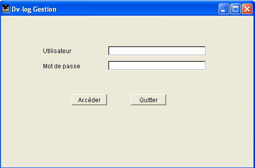 Par défaut : Utilisateur : 2105 Mot de passe : 2105 Cliquez sur accéder et profitez du logiciel.