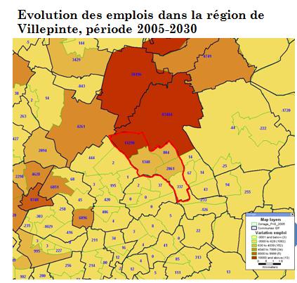 1. Villepinte dans le SDRIF Le schéma directeur de la région d Ile de France Sdrif est un document d aménagement et d urbanisme à l échelle régionale qui programme les grandes directives que doit