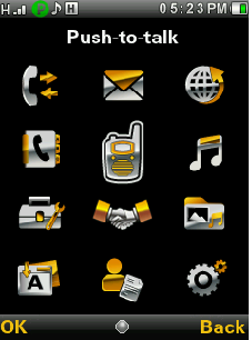 Icônes de la page d accueil Ces icônes sont affichées lorsque le téléphone se trouve en mode Veille.