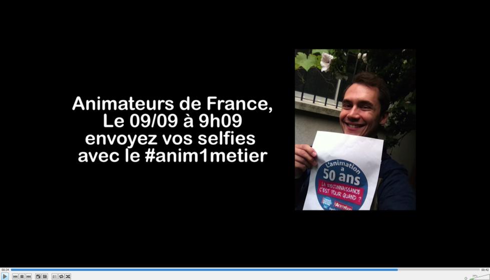 Le principe est que chaque salarié puisse faire un selfie devant sa mairie avec le #anim1metier et un slogan sur la