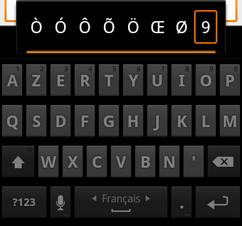 Principes de base d'android 34 2 Saisissez du texte en appuyant sur les touches du clavier.