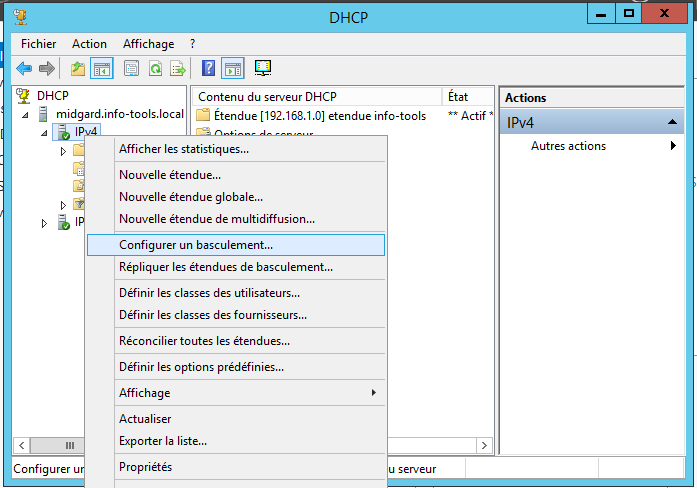 Service DHCP Introduction : répartition des charges sur le service DHCP Midgard : 19
