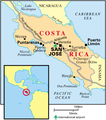 LE COSTA RICA 16 J / 14 N FORMALITÉS pour les ressortissants français : Au cœur de l Amérique centrale, le Costa Rica est un paradis écologique,