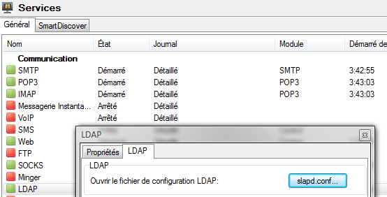 Error! Use the Home tab to apply Titre 1 to the text that you want to appear here. 11 Annuaire LDAP Pour utiliser cette fonction, il faut un annuaire LDAP.