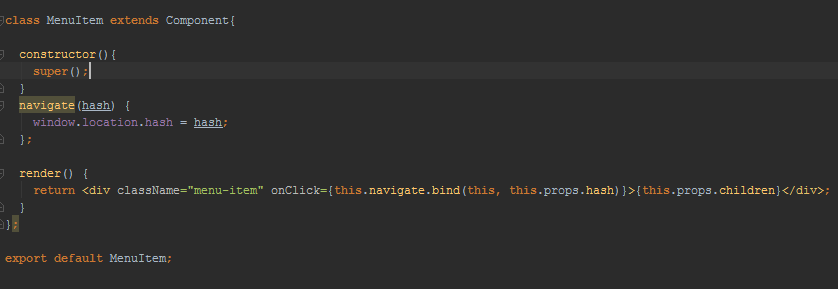 Le render est divisé en deux parties. La première va tester la valeur de notre attribut visible et renvoyer visible ou (champ vide). C est le lien qui est fait entre notre composant et le CSS.