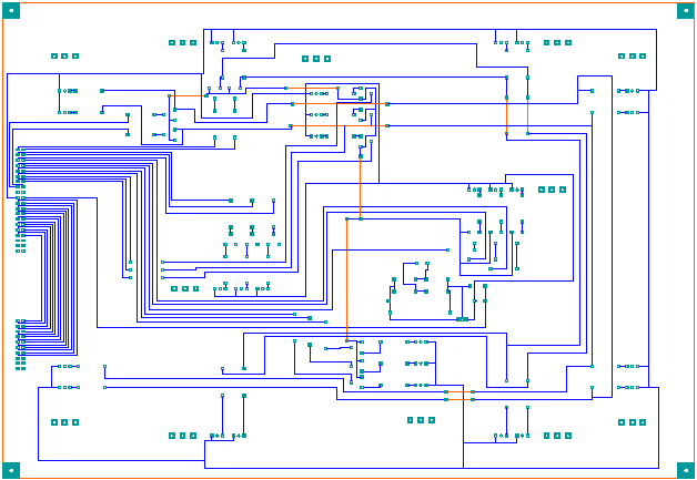 9.3.2.2. Circuit imprimé du simulateur.