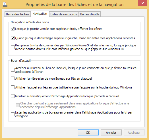 Personnaliser l écran d accueil Windows 8.