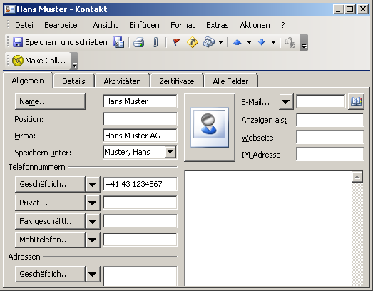 9. Recevoir des appels avec Outlook Dès que vous recevez un appel s ouvre la fenêtre du X-TAPI.