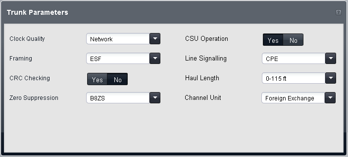 3.6.2.5 Détails ligne de réseau T1 Vous pouvez accéder à ce menu en cliquant sur lien Afficher les détails situé à côté d'une ligne de réseau dans le tableau Lignes de réseau installées 77.