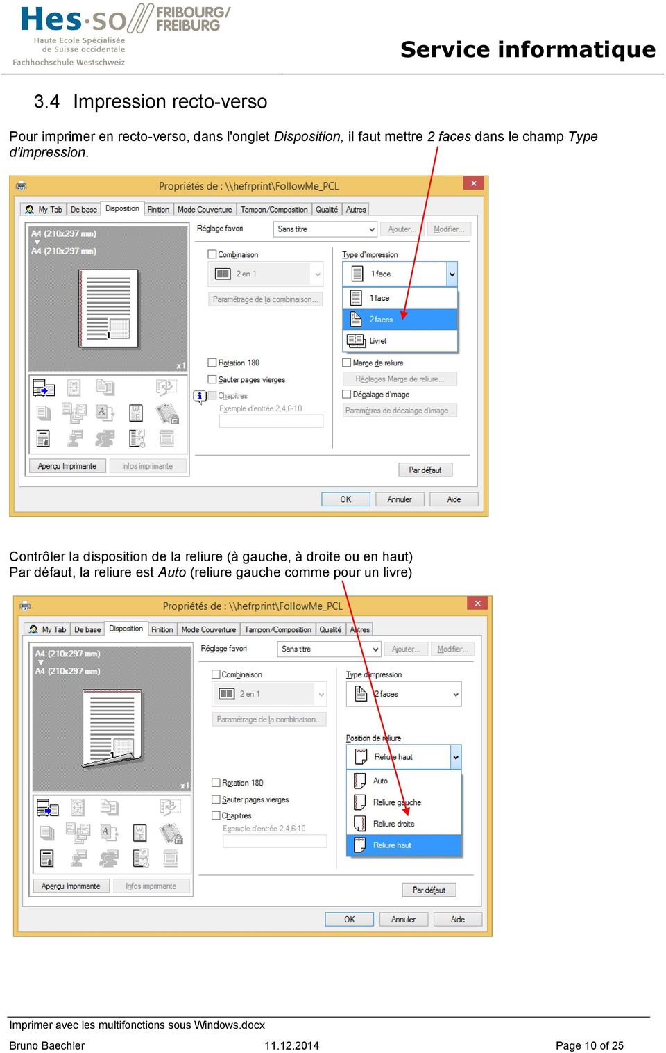 1 Agrafe En Haut à Gauche Impression Impression via FollowMe sur les imprimantes multifonctionnelles Konica  Minolta sous Windows - PDF Free Download