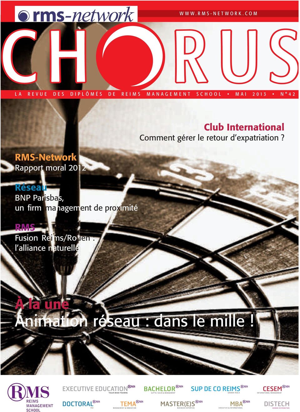 Rapport moral 2012 Réseau BNP Parisbas, un firm management de proximité RMS