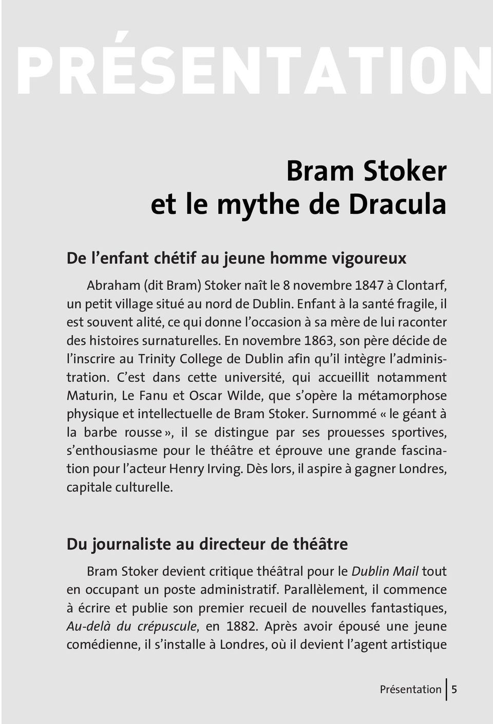 DRACULA. Extraits BRAM STOKER. Flammarion. Extrait de la publication - PDF  Téléchargement Gratuit
