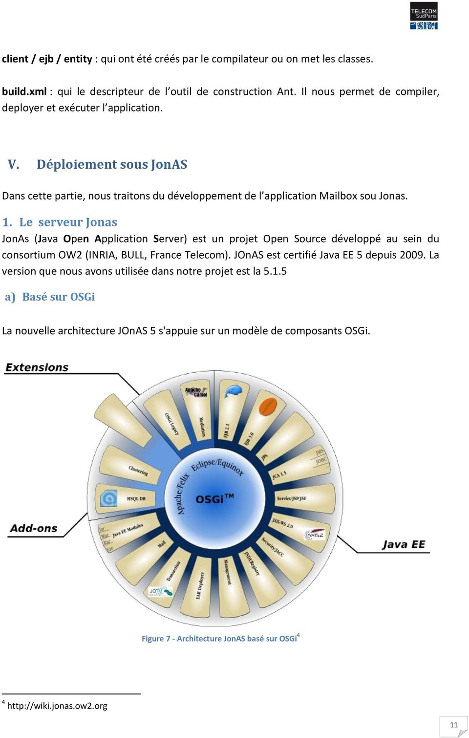 Le serveur Jonas JonAs (Java Open Application Server) est un projet Open Source développé au sein du consortium OW2 (INRIA, BULL, France Telecom). JOnAS est certifié Java EE 5 depuis 2009.