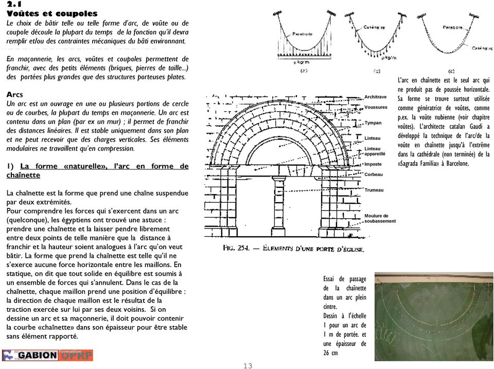 Arcs Un arc est un ouvrage en une ou plusieurs portions de cercle ou de courbes, la plupart du temps en maçonnerie.