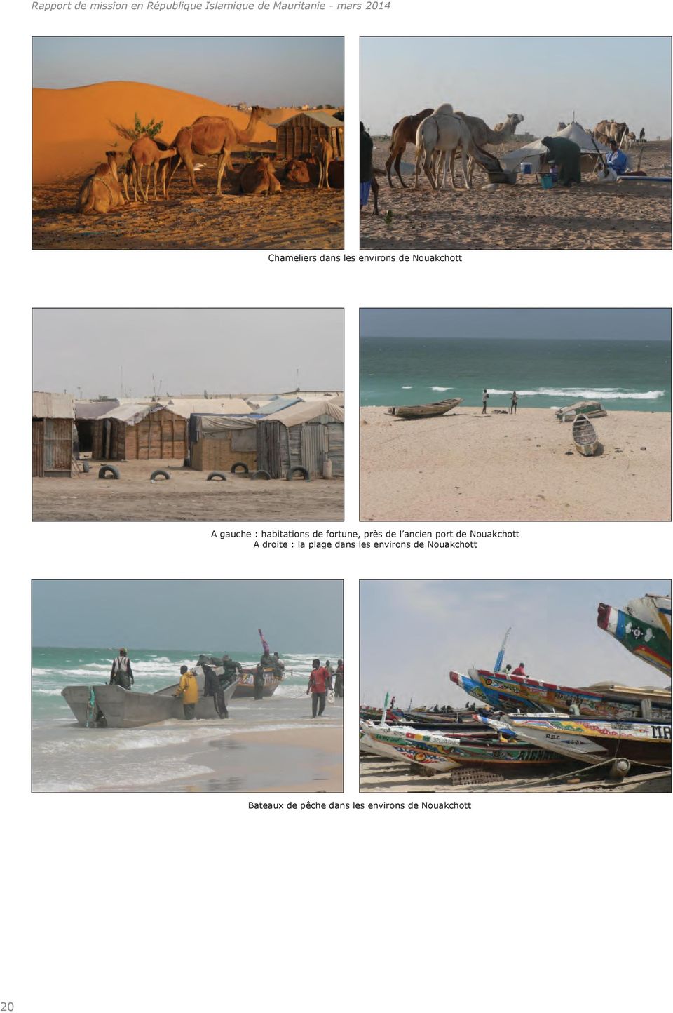 Nouakchott A droite : la plage dans les environs de