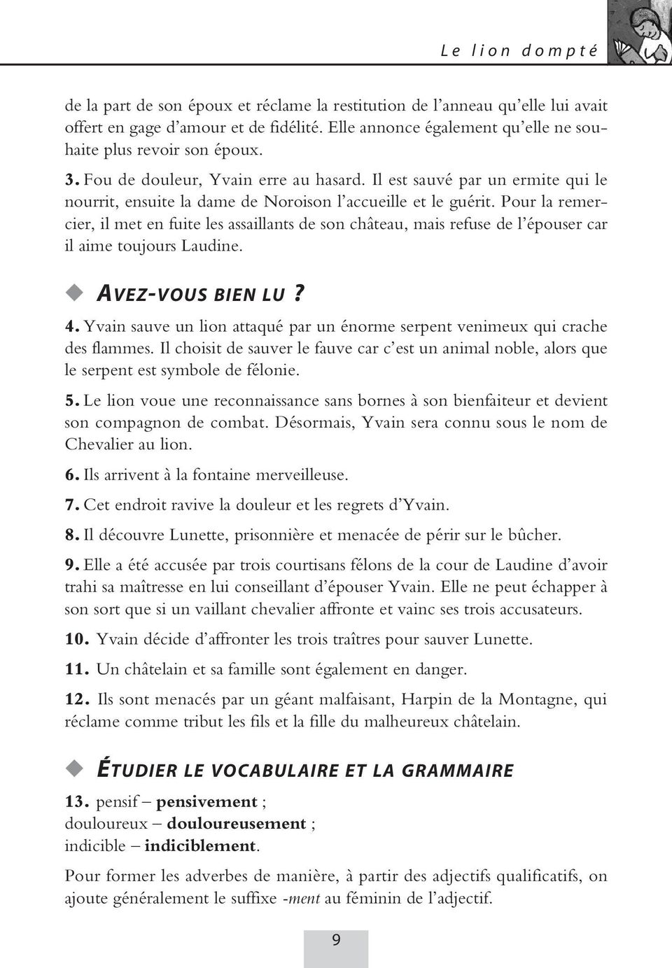 Yvain Ou Le Chevalier Au Lion Chapitre 2 Yvain ou le Chevalier au lion - PDF Free Download