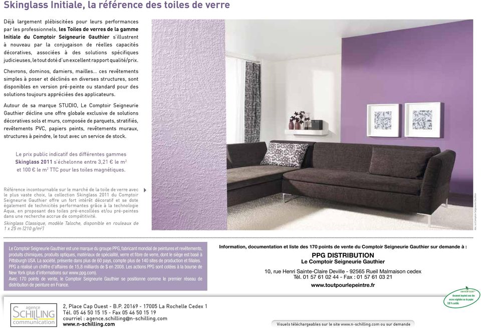 Nouvelle collection Studio : toiles de verre SKINGLASS, LA référence  professionnelle! - PDF Téléchargement Gratuit