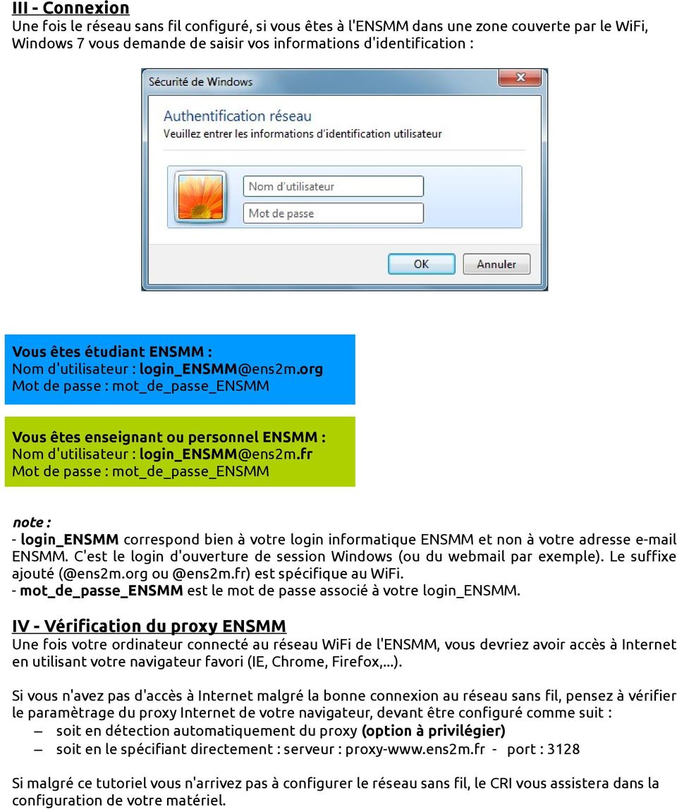 fr Mot de passe : mot_de_passe_ensmm note : - login_ensmm correspond bien à votre login informatique ENSMM et non à votre adresse e-mail ENSMM.