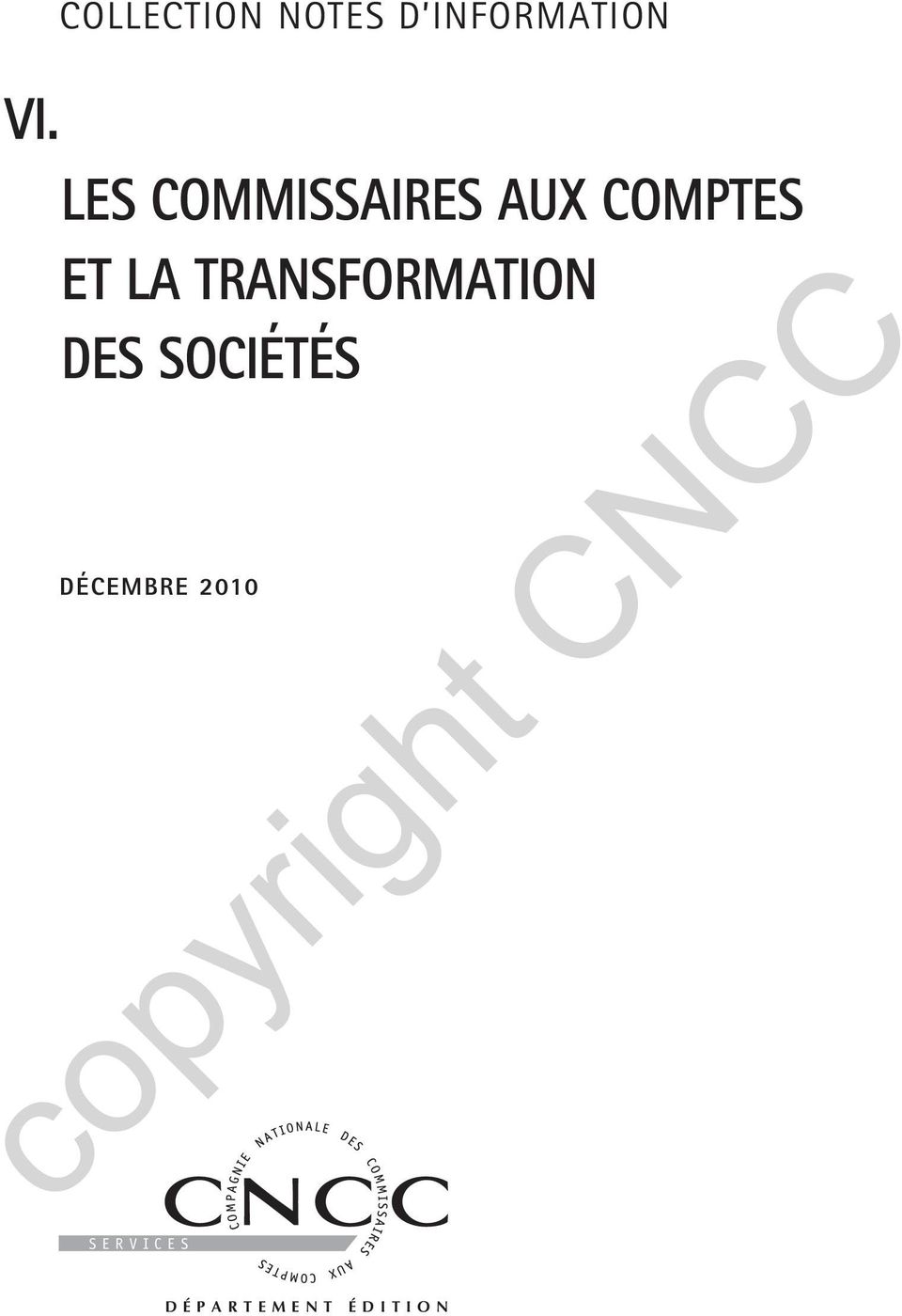 TRANSFORMATION DES SOCIÉTÉS
