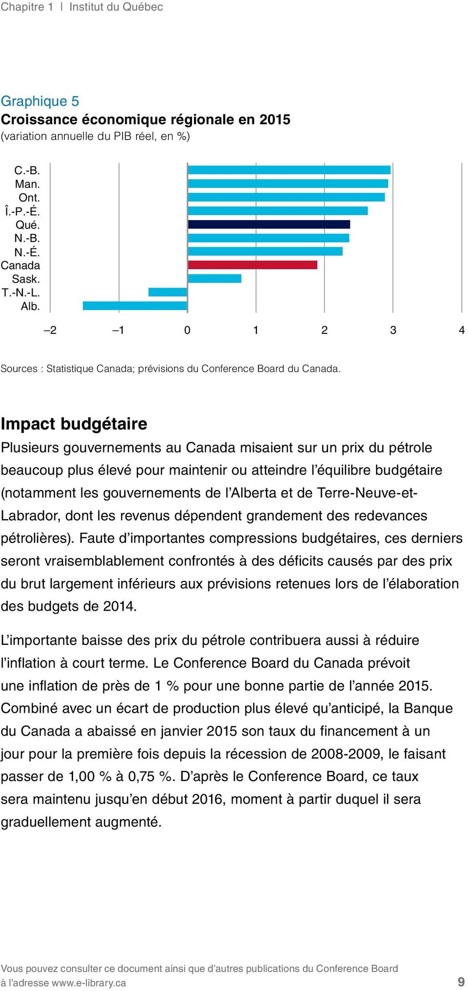 Impact budgétaire Plusieurs gouvernements au Canada misaient sur un prix du pétrole beaucoup plus élevé pour maintenir ou atteindre l équilibre budgétaire (notamment les gouvernements de l Alberta et
