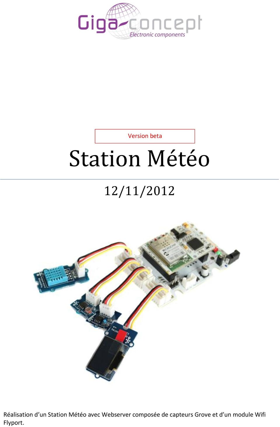 Station Météo avec Webserver