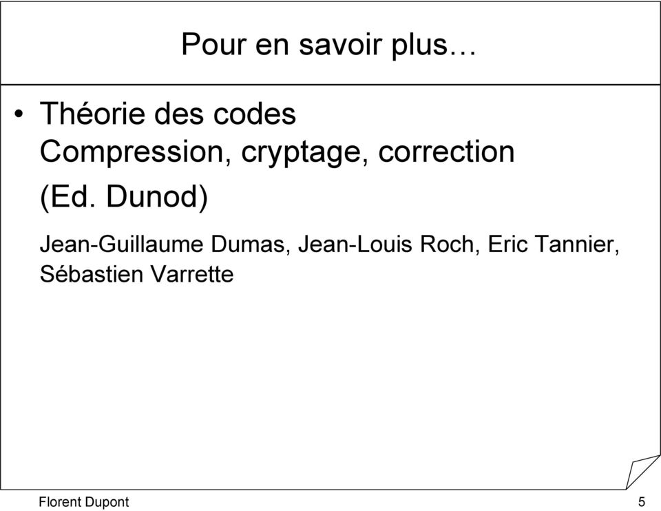 Dunod) Jean-Guillaume Dumas, Jean-Louis