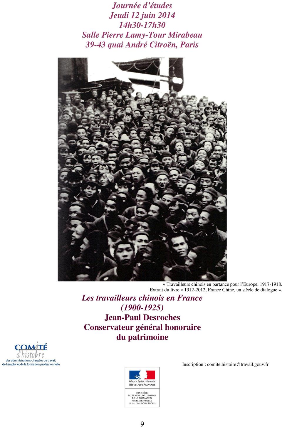 Extrait du livre «1912-2012, France Chine, un siècle de dialogue».