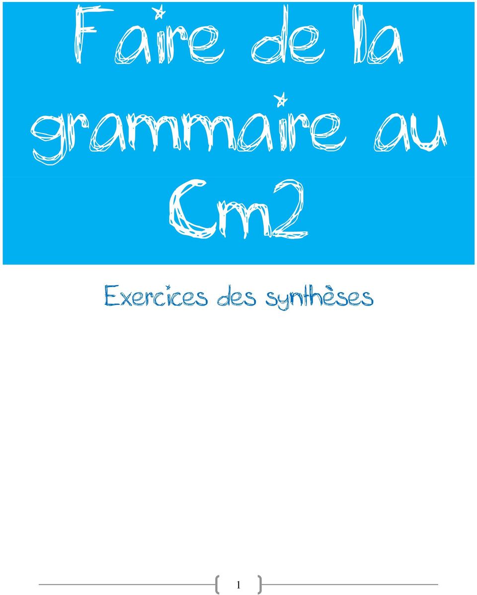 Cm2 Exercices
