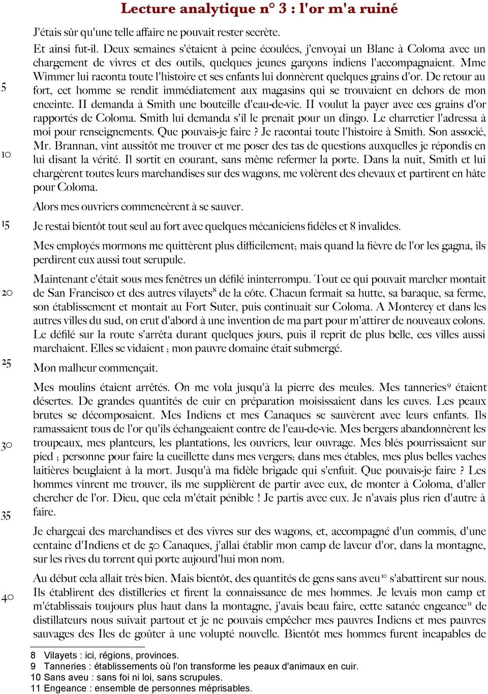 L or De Blaise Cendrars Fiche De Lecture Descriptif des lectures et des activités 1 STMG 1 - PDF Free Download