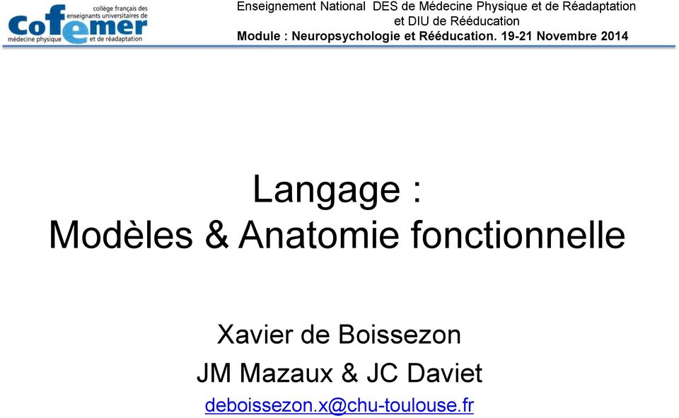 Boissezon JM Mazaux & JC