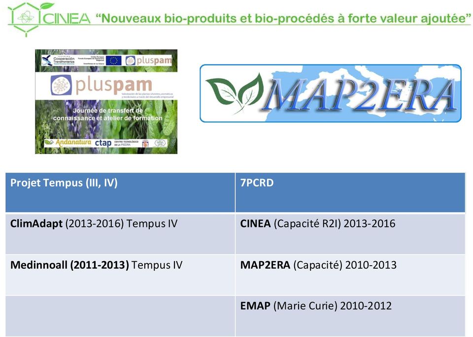CINEA(Capacité R2I) 2013-2016 Medinnoall