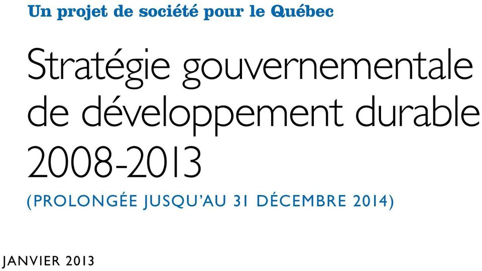 développement durable 2008-2013