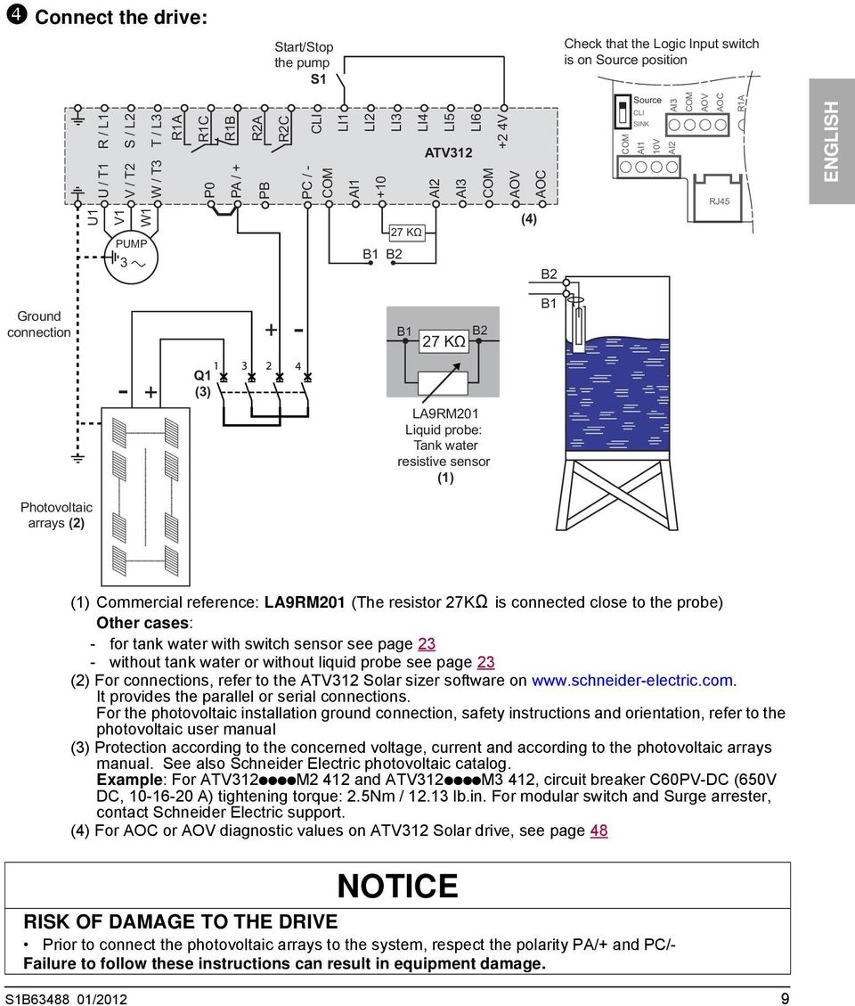 Altivar 312 Solar. Simplified manual Guide simplifié. Variable speed drives  for pumps with photovoltaic arrays - PDF Téléchargement Gratuit