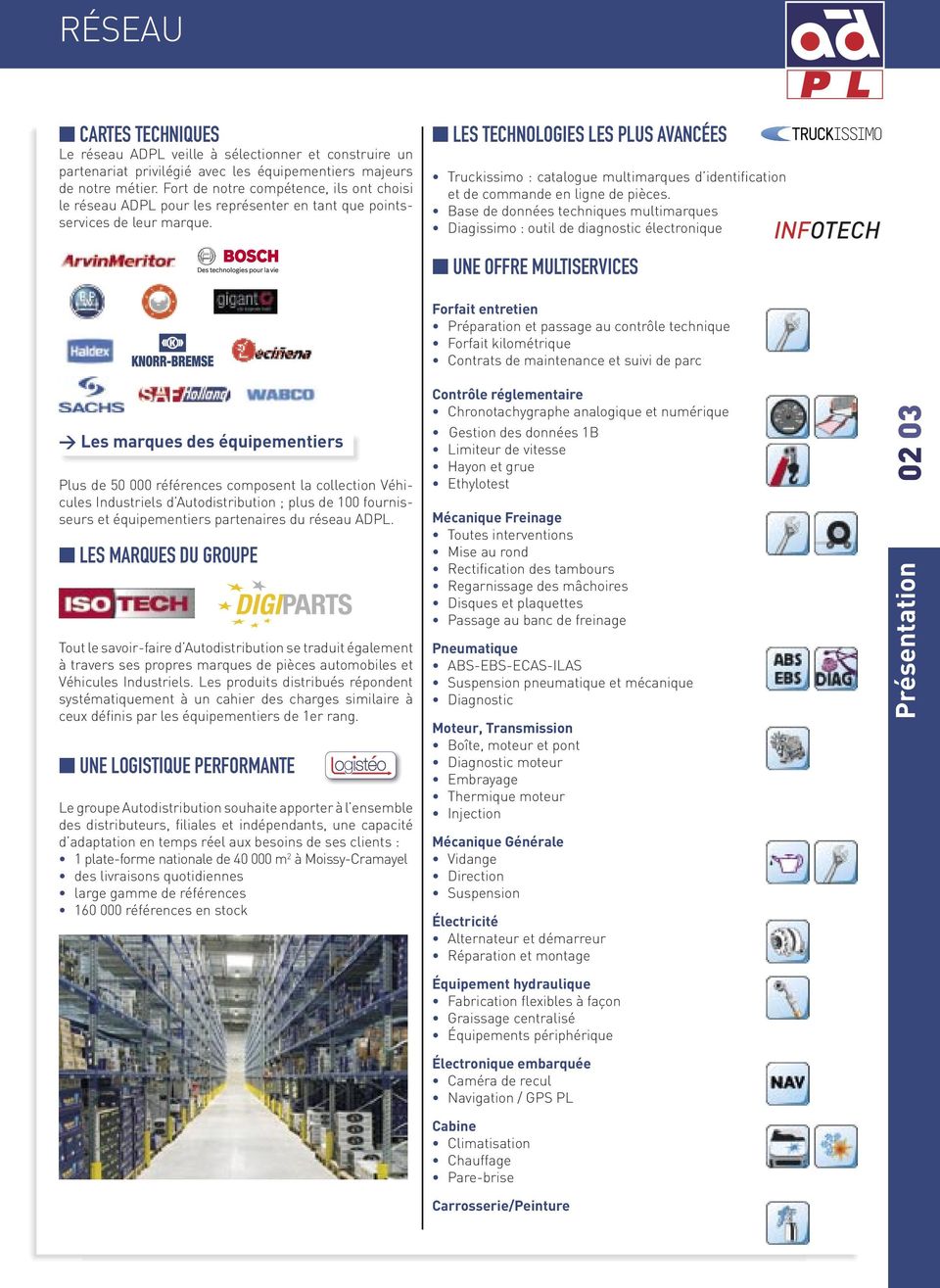 LES TECHNOLOGIES LES PLUS AVANCÉES Truckissimo : catalogue multimarques d identification et de commande en ligne de pièces.