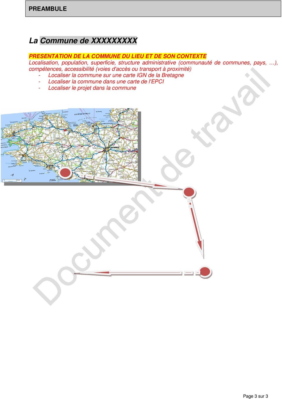 accessibilité (voies d'accès ou transport à proximité) - Localiser la commune sur une carte IGN de la