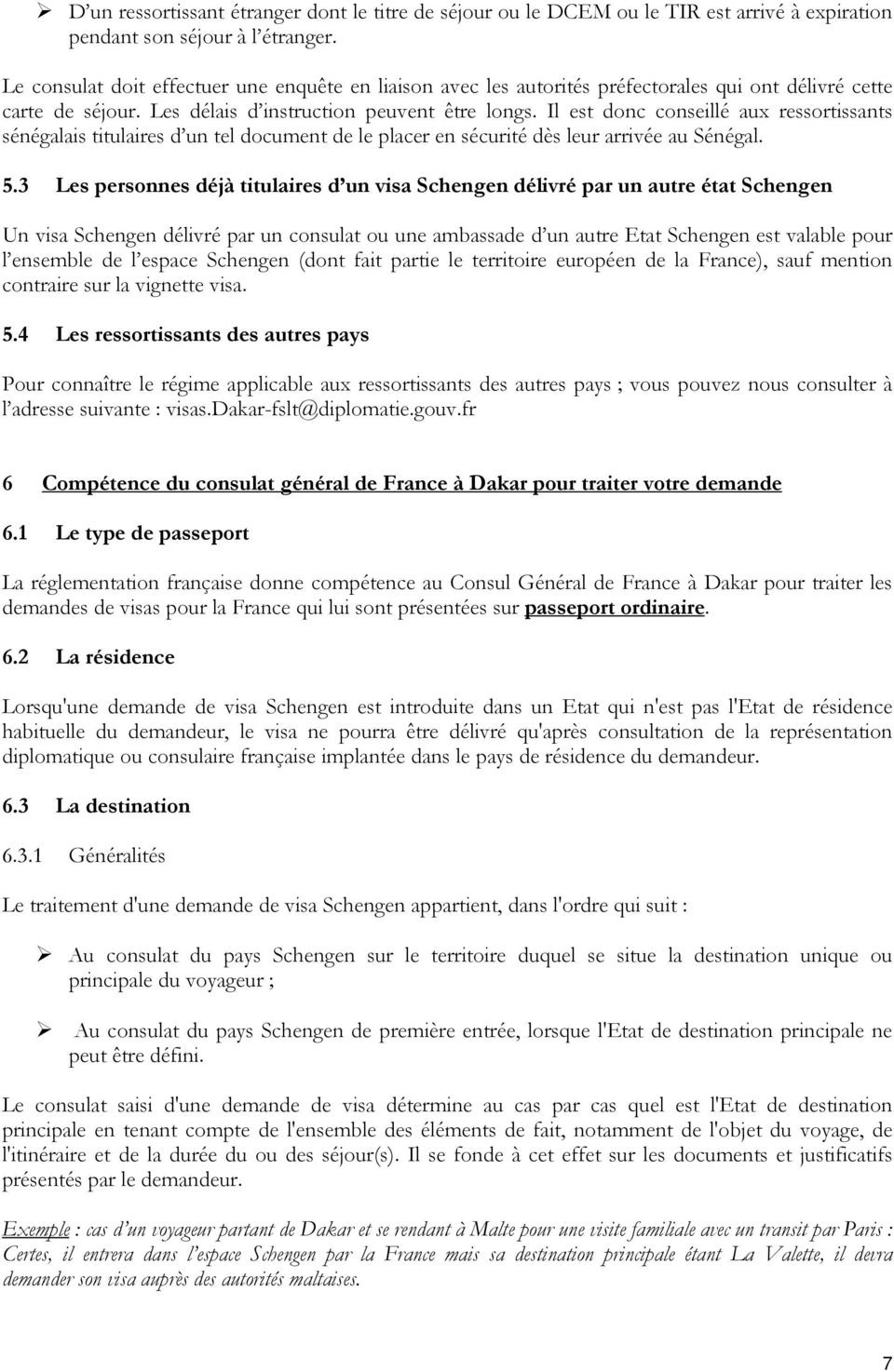 CONSULAT GENERAL DE FRANCE A DAKAR GUIDE DU DEMANDEUR DE VISA - PDF  Téléchargement Gratuit