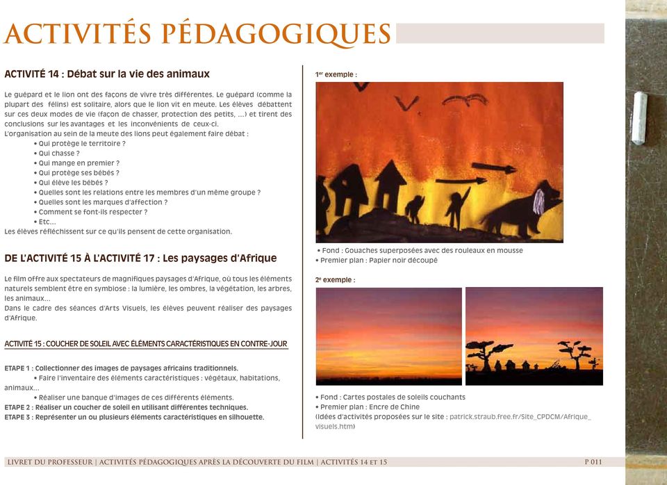 Dossier Pédagogique école Primaire Cycle 2 Cycle 3 Pdf