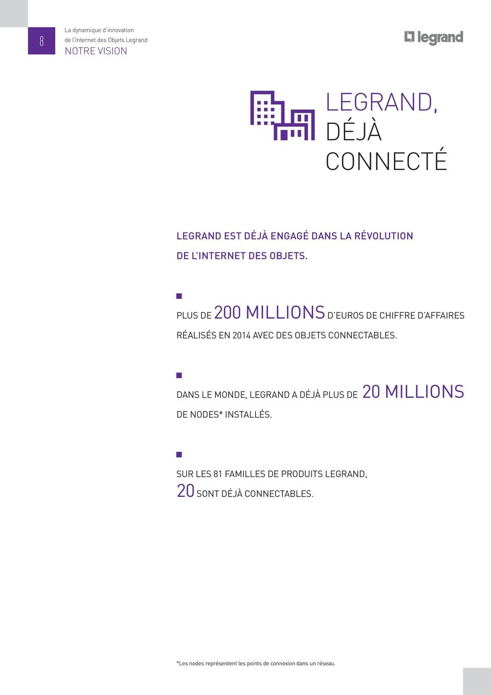 PLUS DE 200 MILLIONS D EUROS DE CHIFFRE D AFFAIRES RÉALISÉS EN 2014 AVEC DES OBJETS CONNECTABLES.
